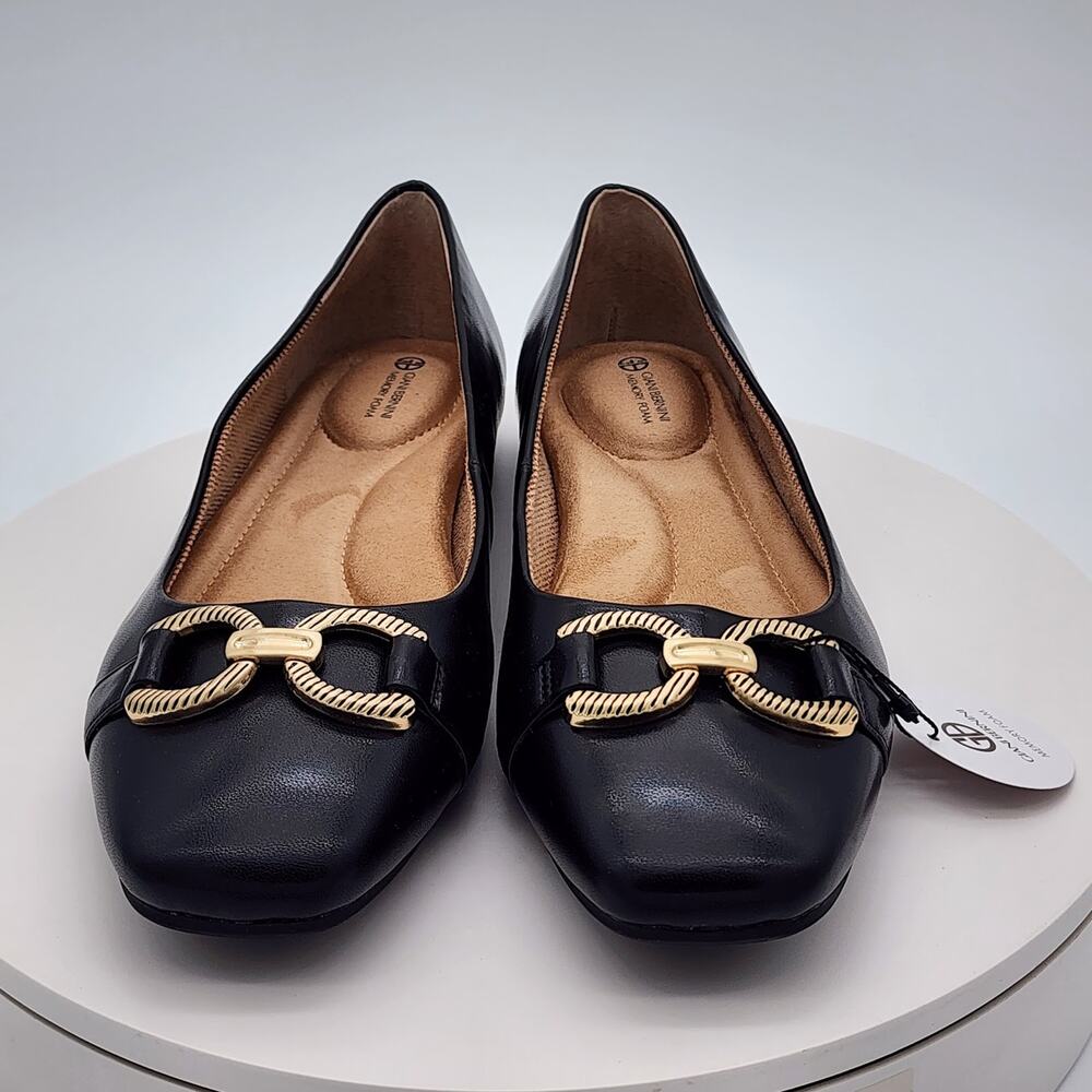 New Giani Bernini BrookeEP Black Memory Foam Ballet Flats Women's Size 9.5 M - Picture 6 of 9